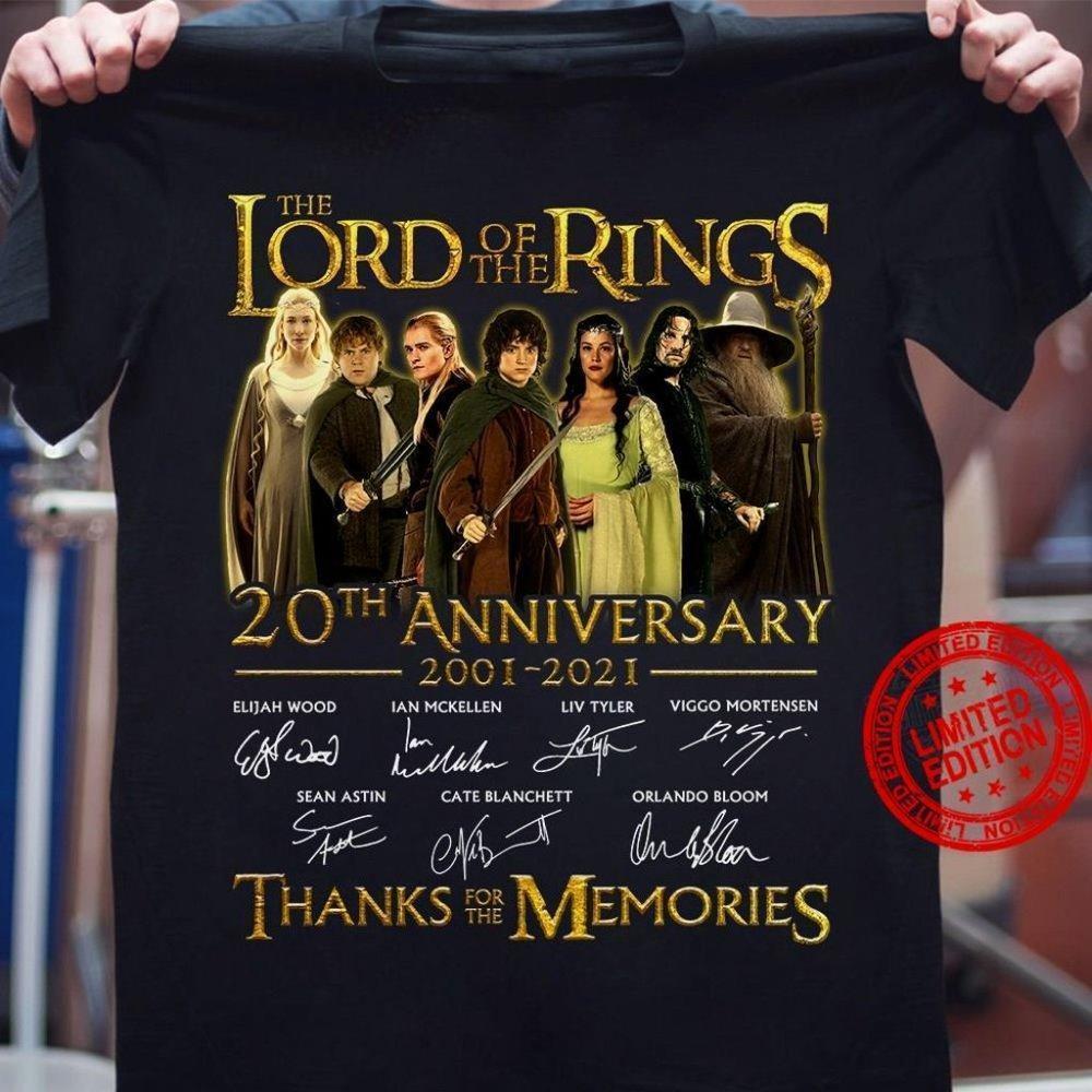 The Lord Of The Rings 2001-2021 Unisex T-shirt
